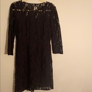 Madewell (Broadway & Broome) Black Lace Dress